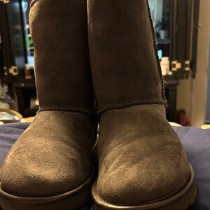 UGG Metallic and Brown Boots